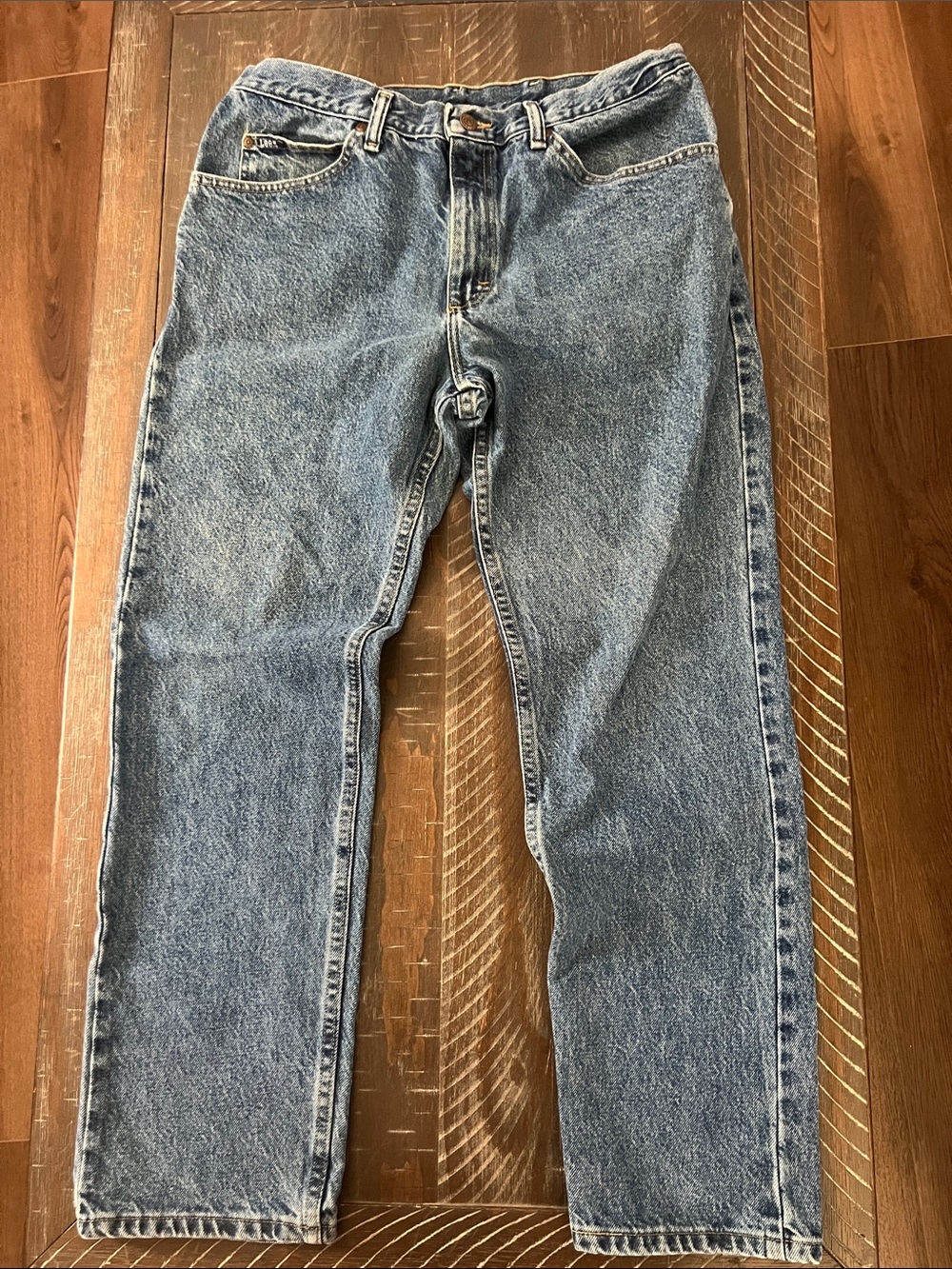 Men's Classic Blue Denim Lee Jeans